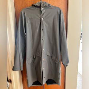 RAINS - Long Rain Jacket - Size XS/S